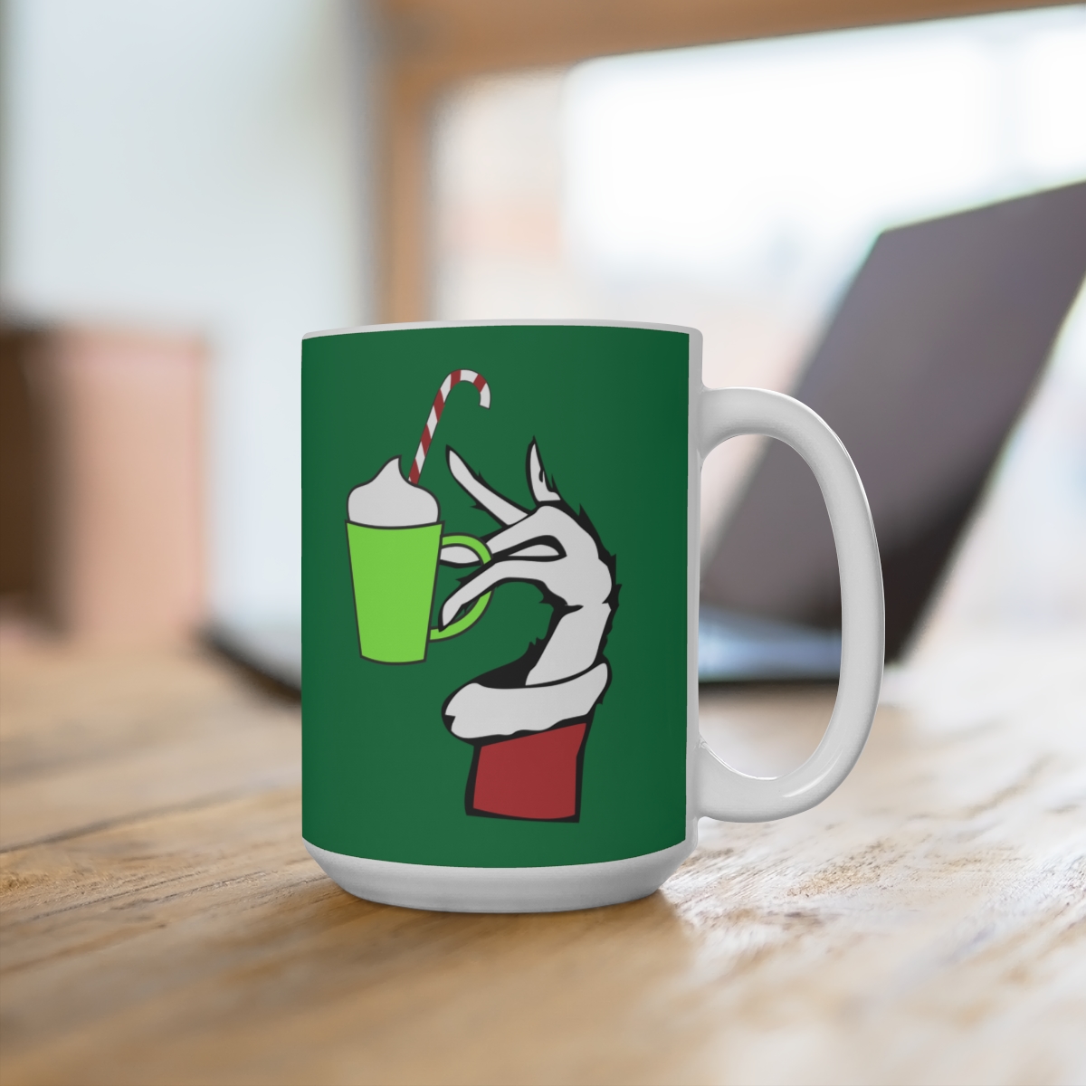 Grinch Mug 15oz - Image 4