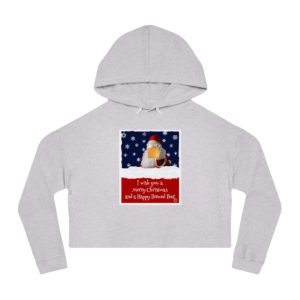 Happy Brewed Beer Crop Hoodie