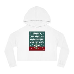 Wonderful Christmas Wine Crop Hoodie
