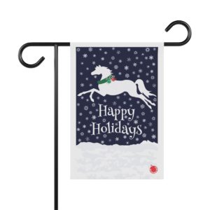 Christmas Horse Garden & House Banner
