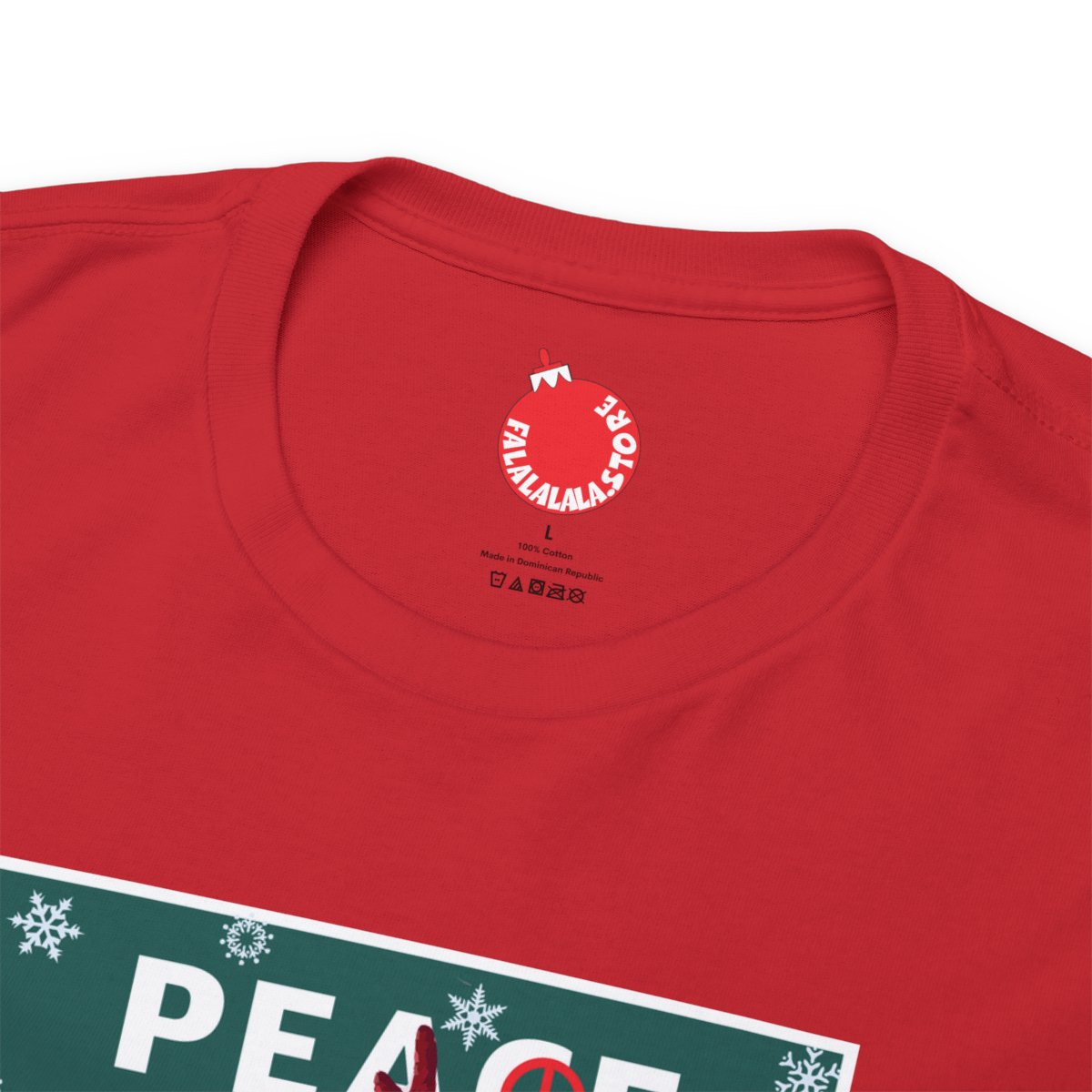 Peace Love Reindogs Jack Russell Terrier Unisex Tee - Image 11