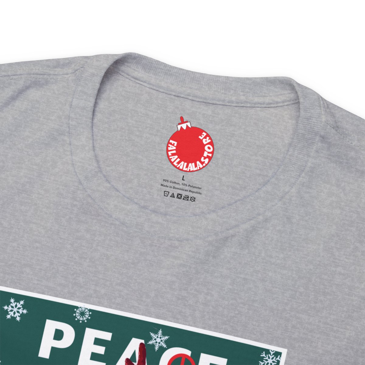 Peace Love Reindogs Jack Russell Terrier Unisex Tee - Image 35