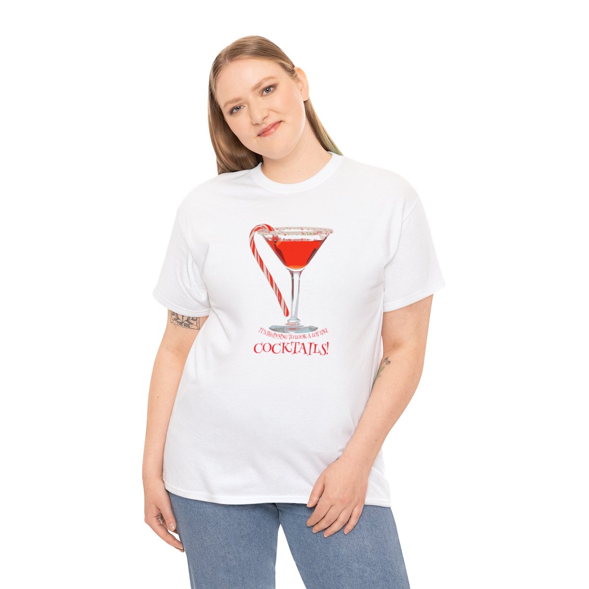 It's Beginning to Look a Lot Like Cocktails Tee - Image 4