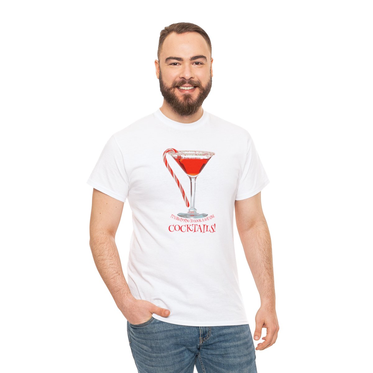 It's Beginning to Look a Lot Like Cocktails Tee - Image 5