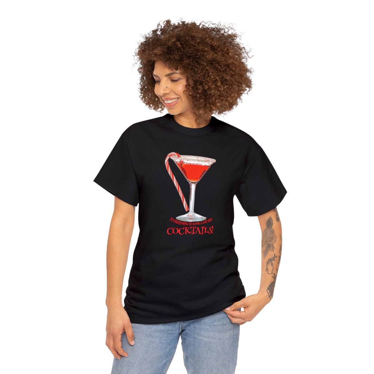 It's Beginning to Look a Lot Like Cocktails Tee - Image 15