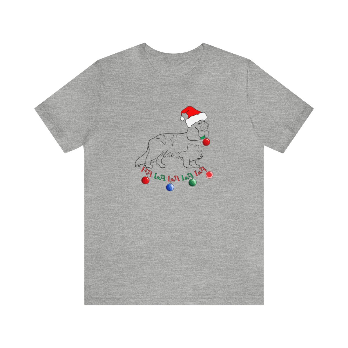 Christmas Cavalier King Charles Spaniel Christmas Unisex Tee - Image 13