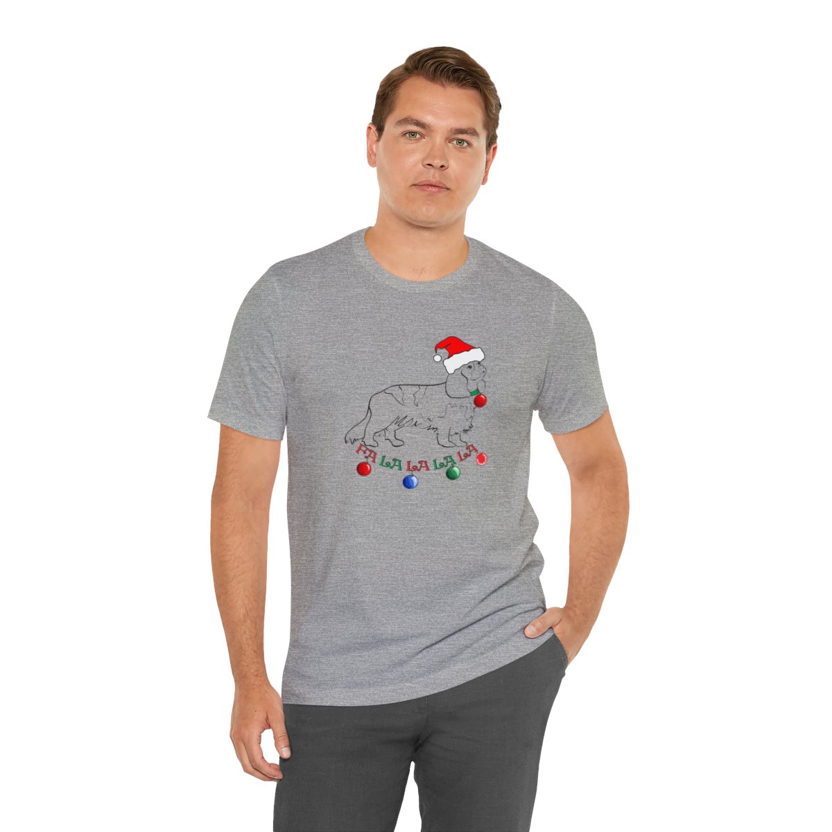 Christmas Cavalier King Charles Spaniel Christmas Unisex Tee - Image 18