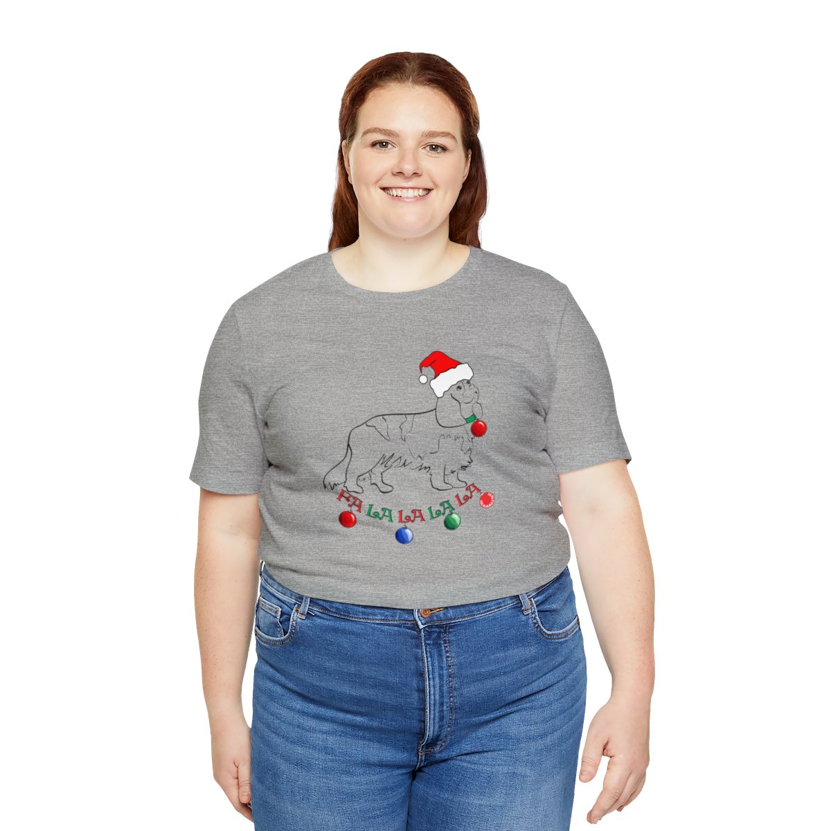 Christmas Cavalier King Charles Spaniel Christmas Unisex Tee - Image 19