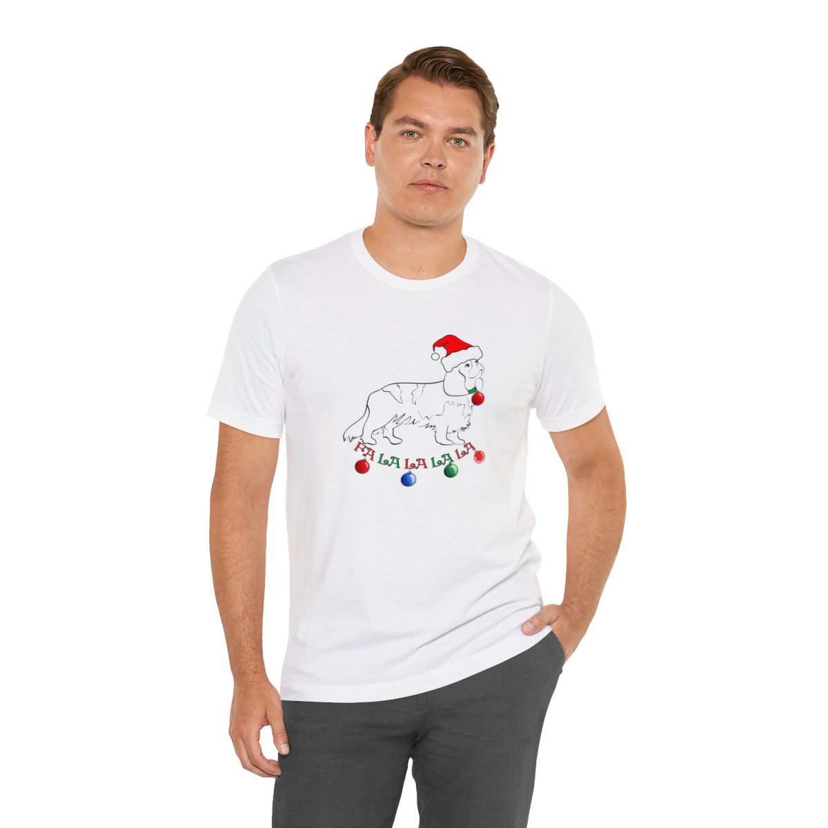 Christmas Cavalier King Charles Spaniel Christmas Unisex Tee - Image 6