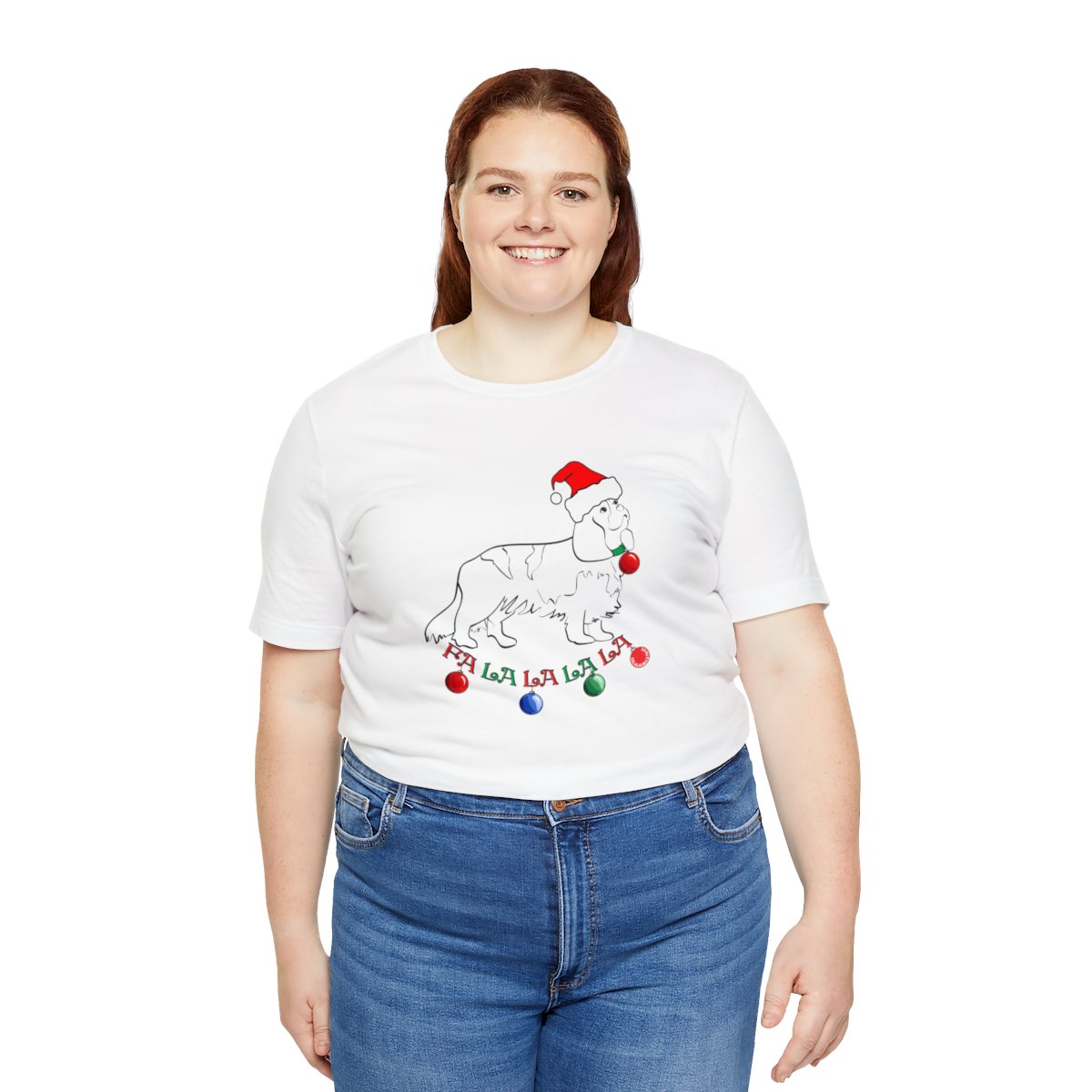 Christmas Cavalier King Charles Spaniel Christmas Unisex Tee - Image 7