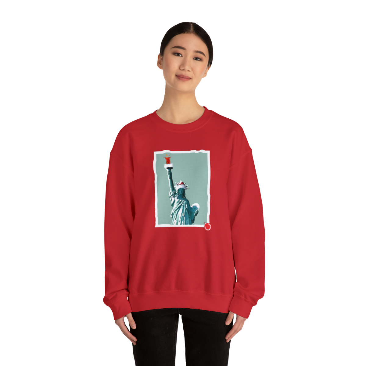 Lady Liberty Christmas Toast Sweatshirt - Image 17