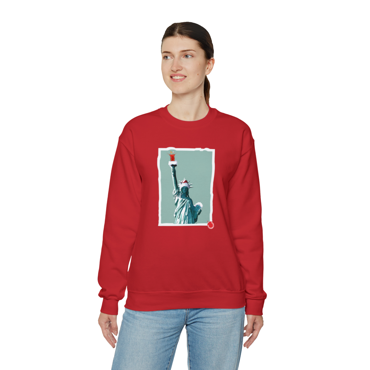 Lady Liberty Christmas Toast Sweatshirt - Image 20