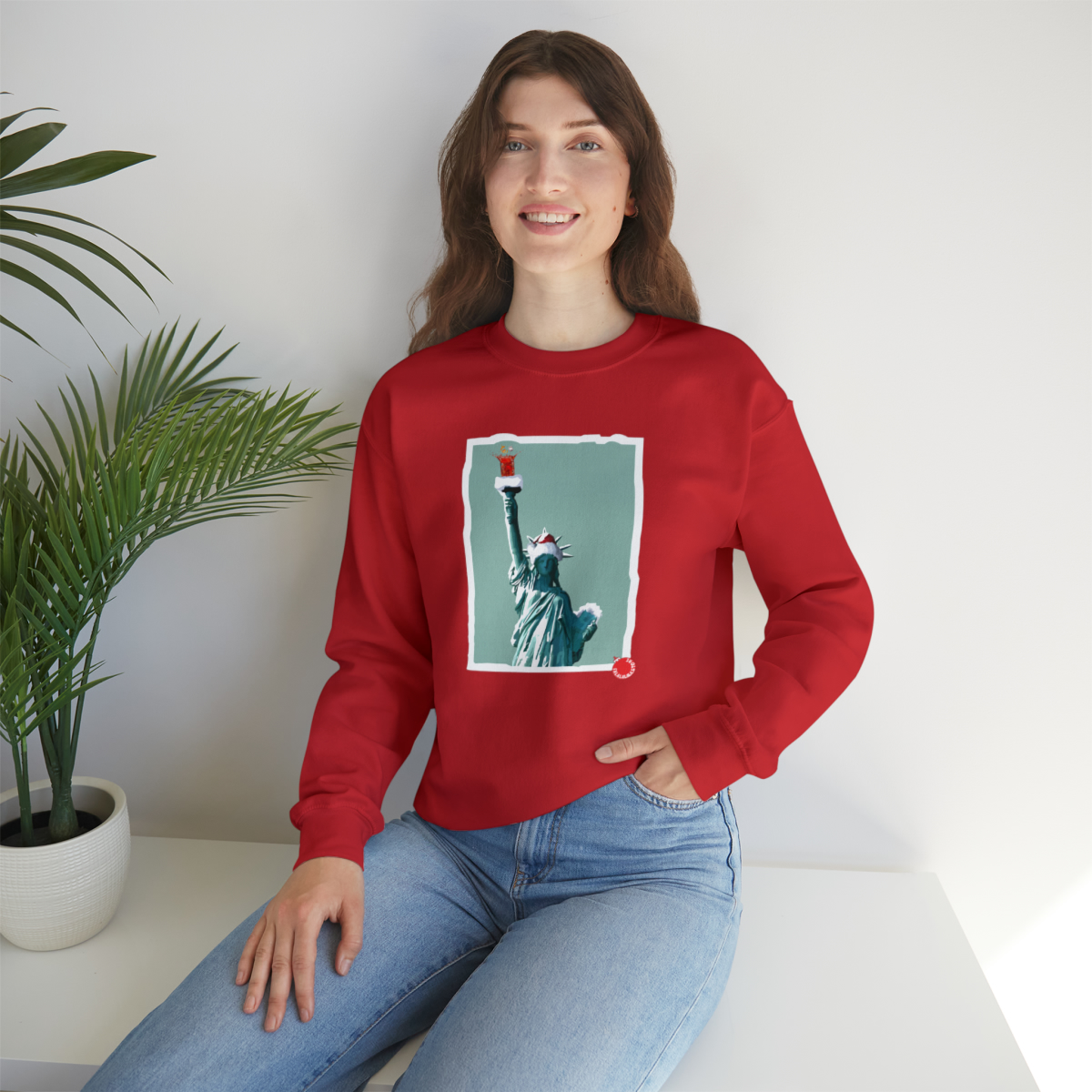 Lady Liberty Christmas Toast Sweatshirt - Image 21
