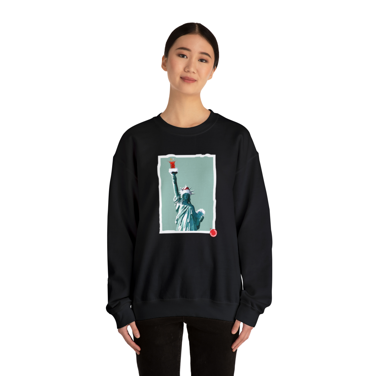 Lady Liberty Christmas Toast Sweatshirt - Image 10