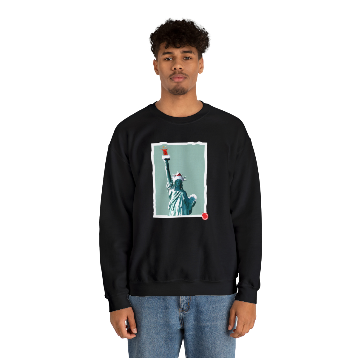 Lady Liberty Christmas Toast Sweatshirt - Image 11