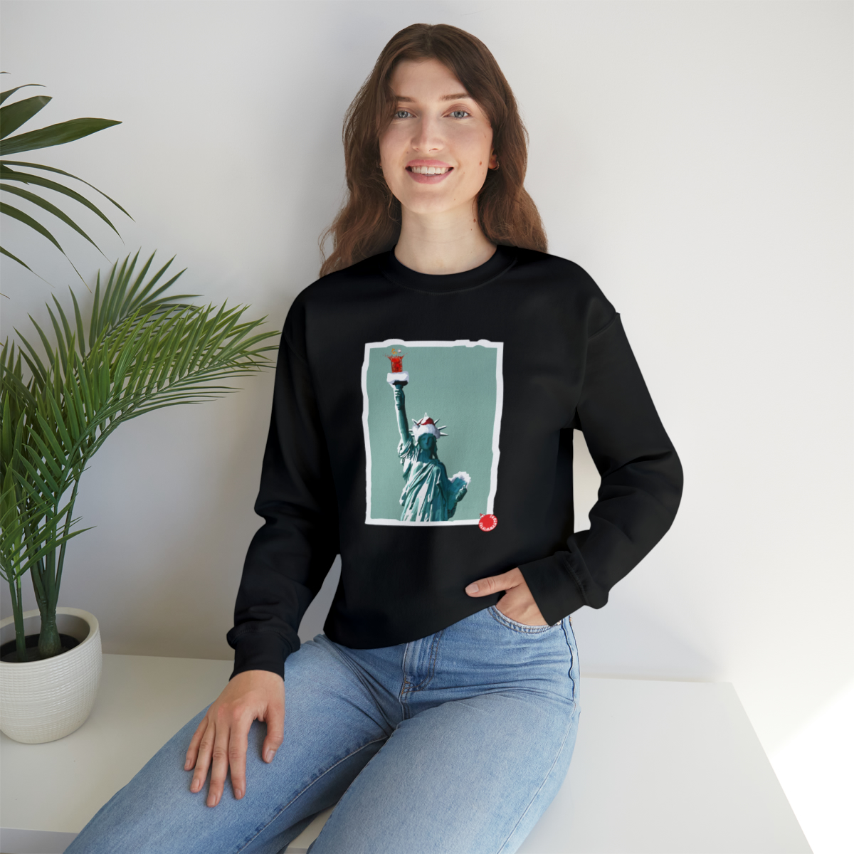 Lady Liberty Christmas Toast Sweatshirt - Image 14