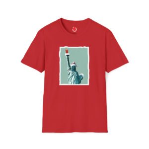 Lady Liberty Christmas Toast Tee