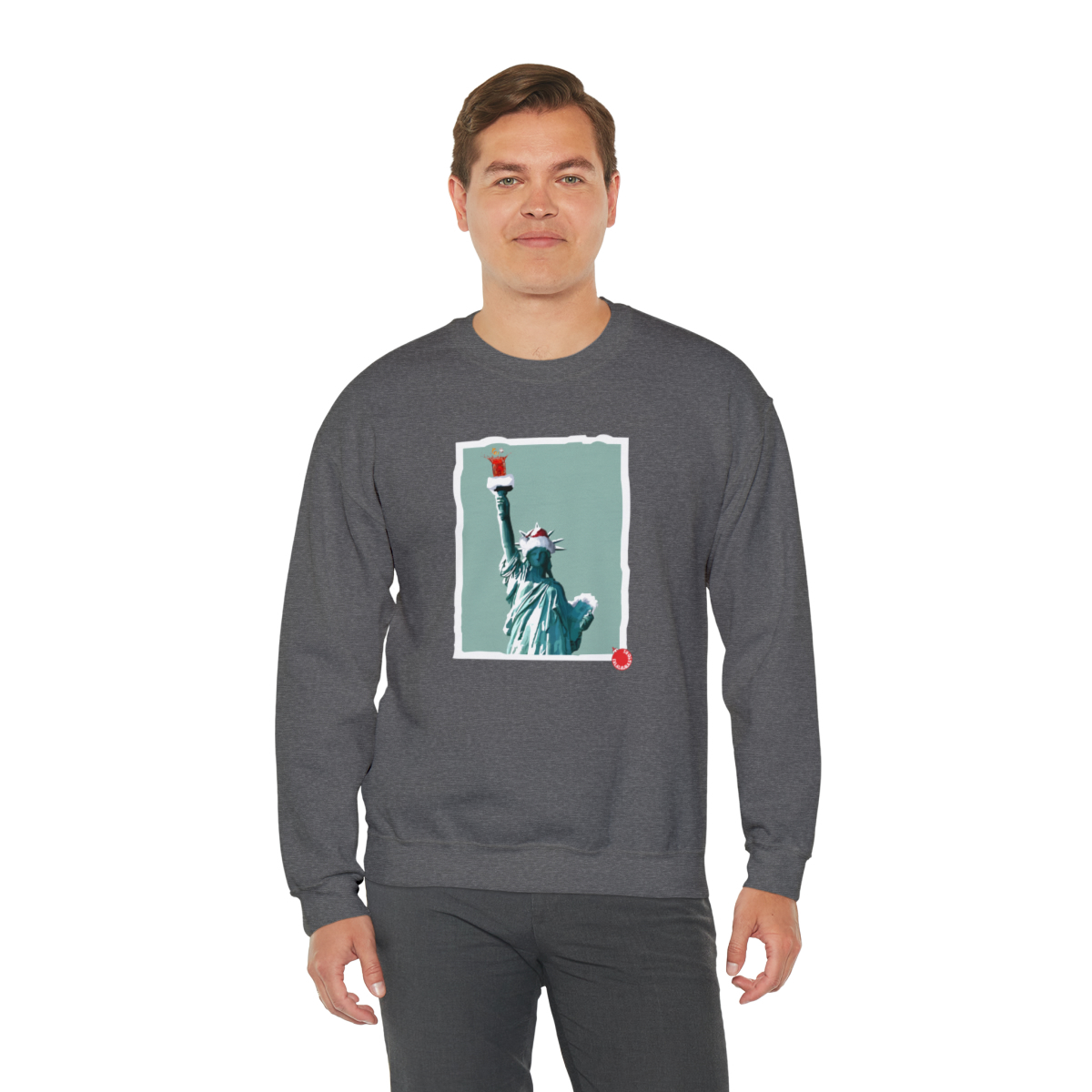 Lady Liberty Christmas Toast Sweatshirt - Image 5
