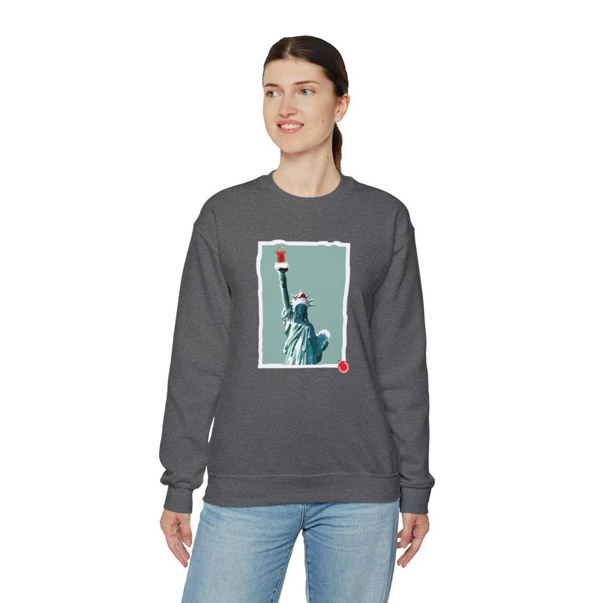 Lady Liberty Christmas Toast Sweatshirt - Image 6