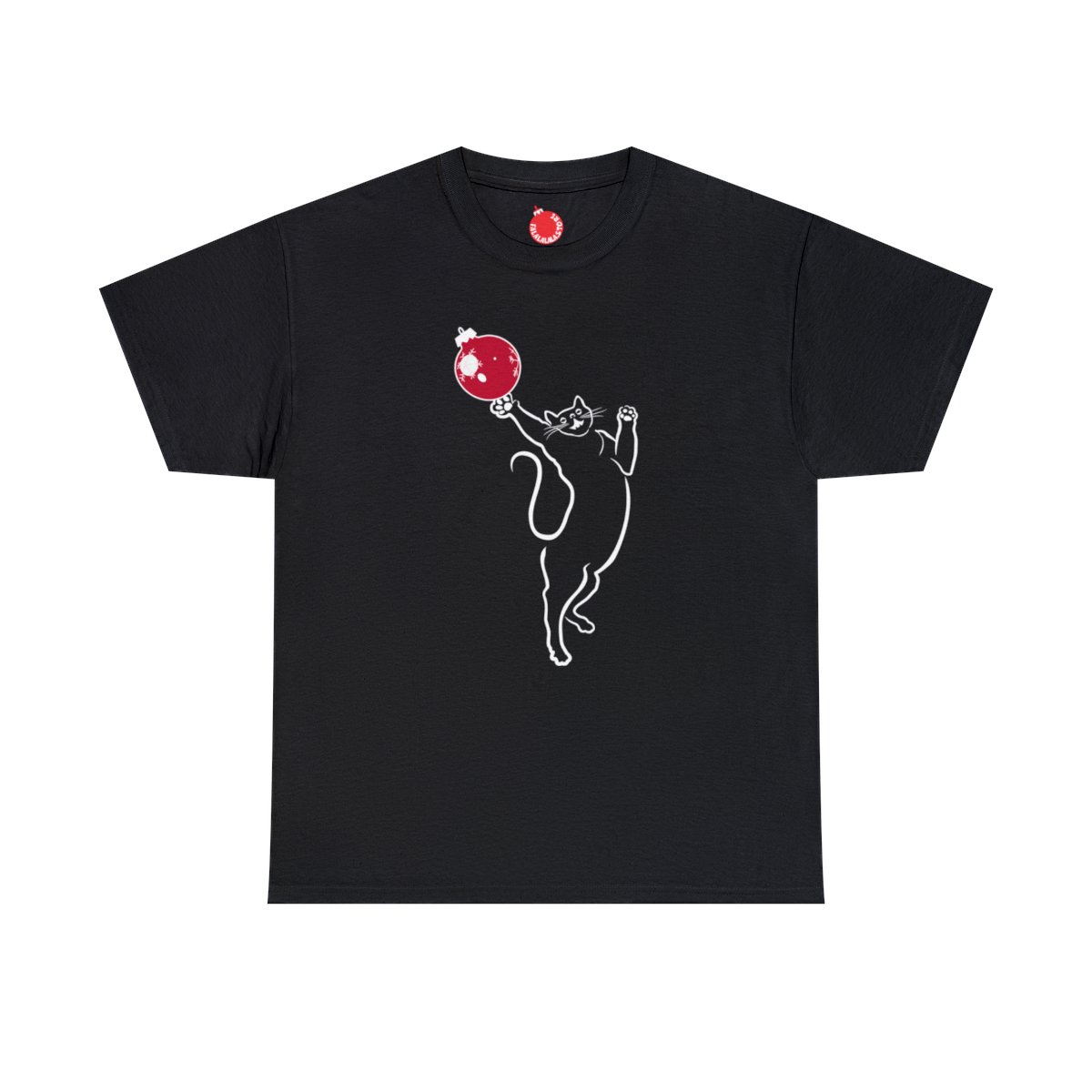 Christmas Cat Unisex Tee - Image 25