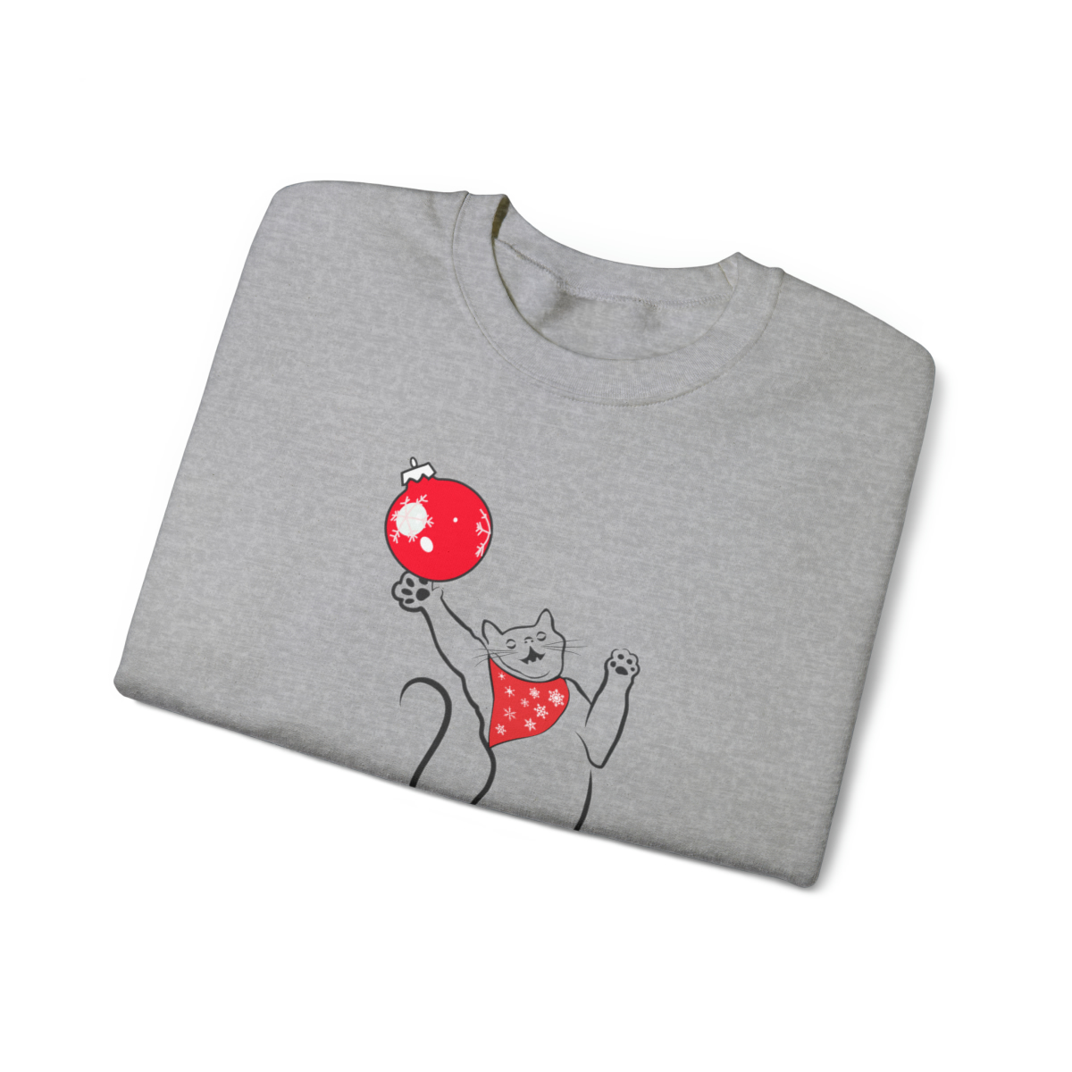 Christmas Cat Unisex Sweatshirt - Image 25