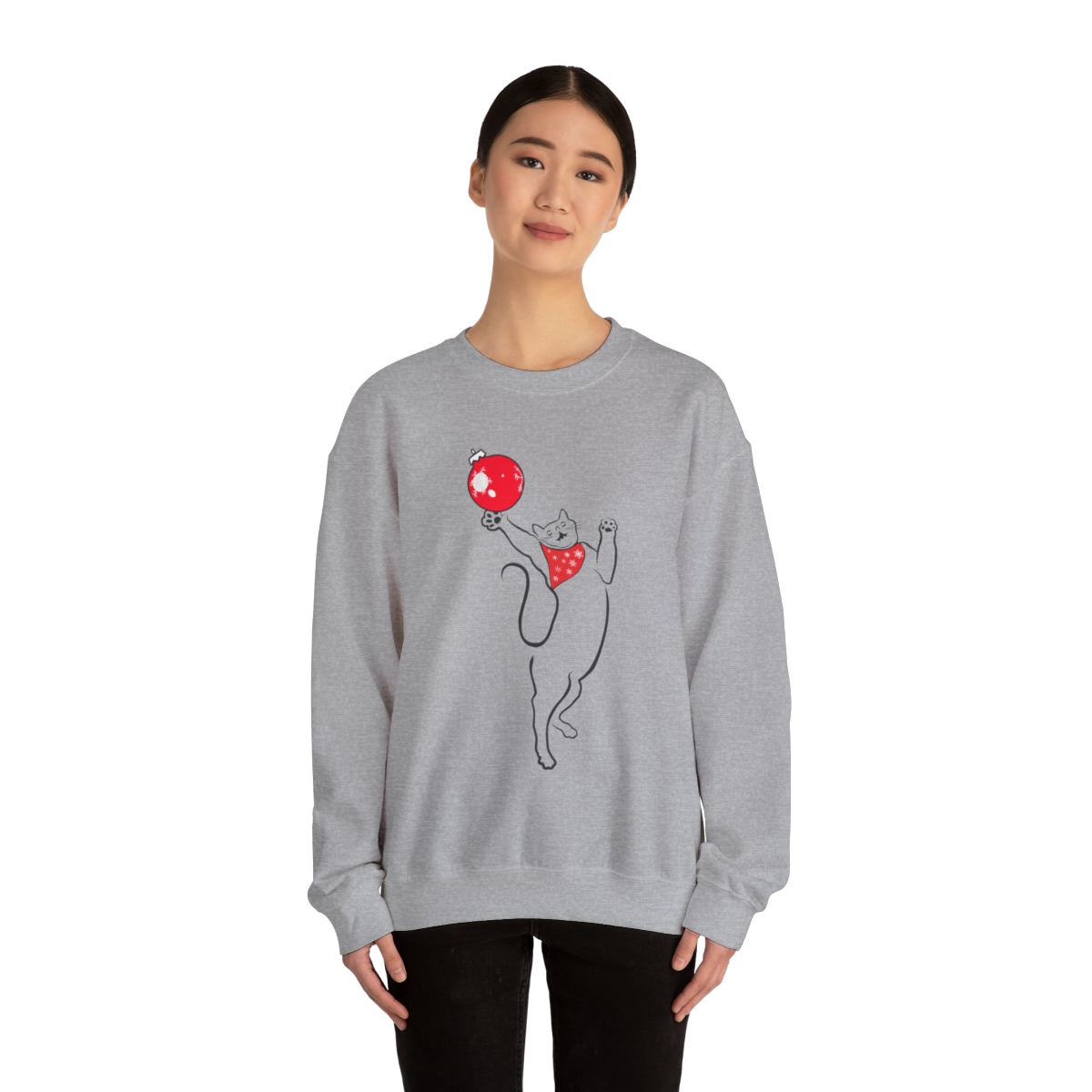 Christmas Cat Unisex Sweatshirt - Image 26