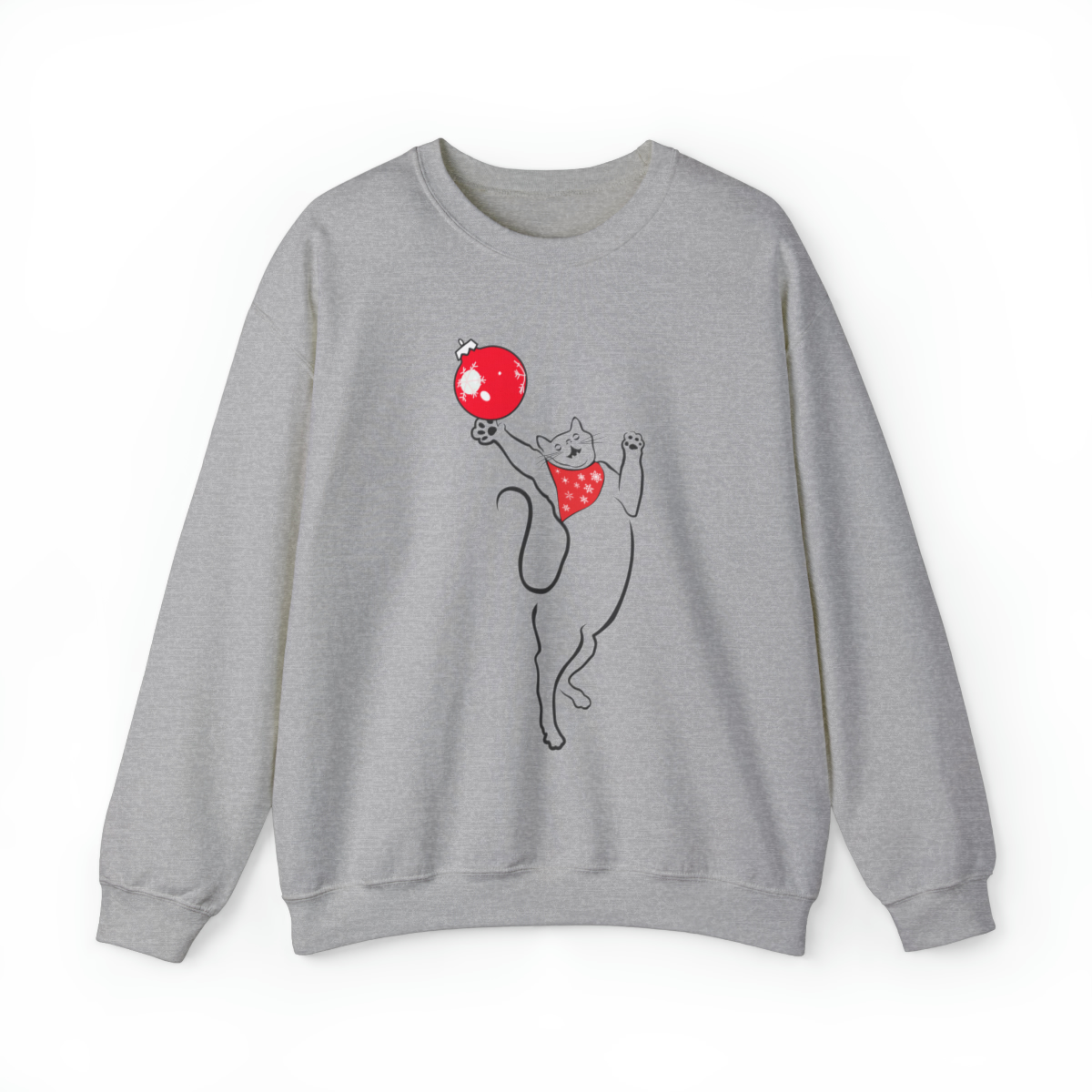 Christmas Cat Unisex Sweatshirt - Image 23
