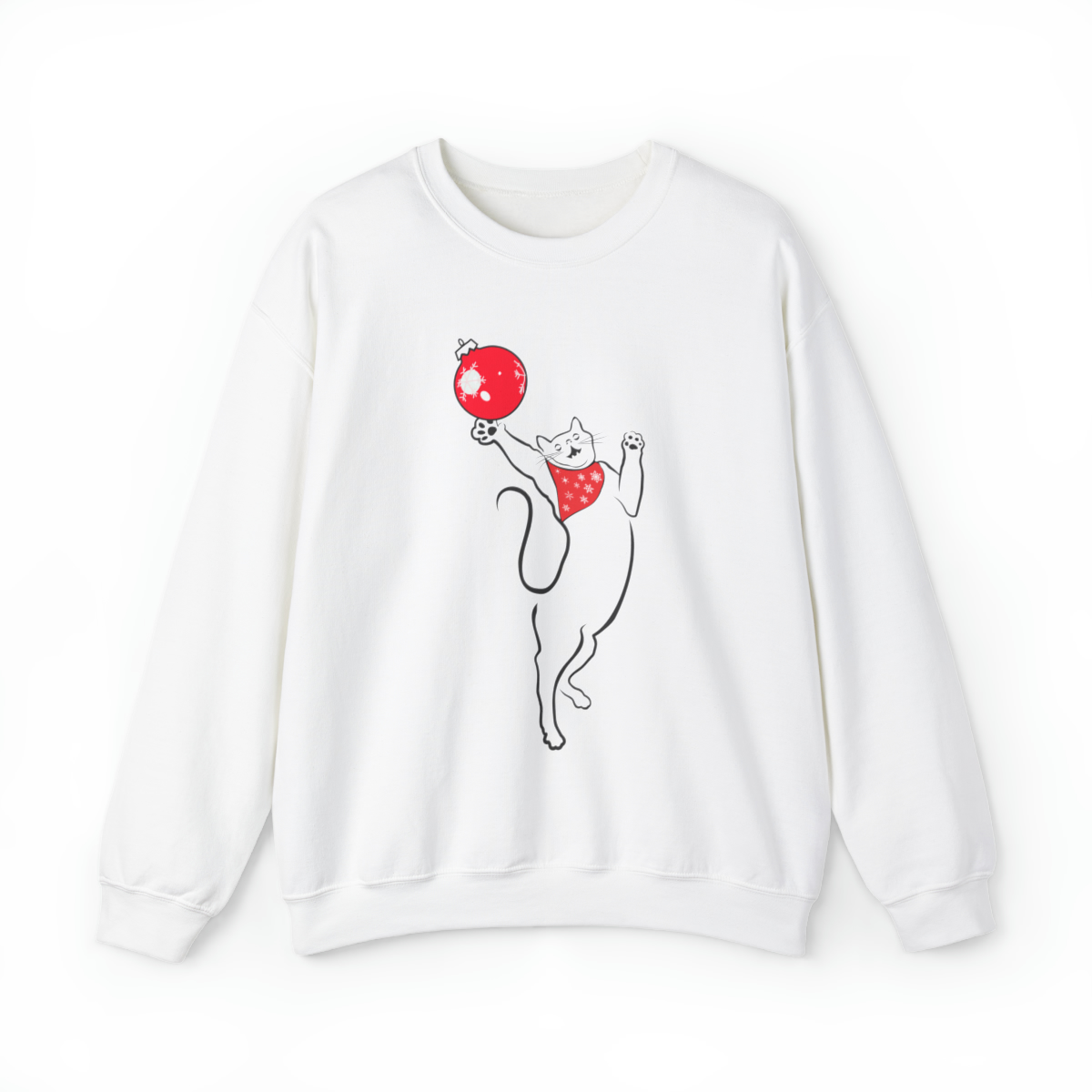 Christmas Cat Unisex Sweatshirt - Image 12
