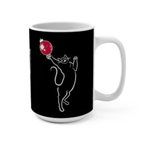 Christmas Cat Mug 15oz