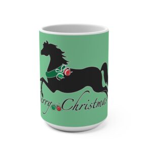 Christmas Horse Mug 15oz