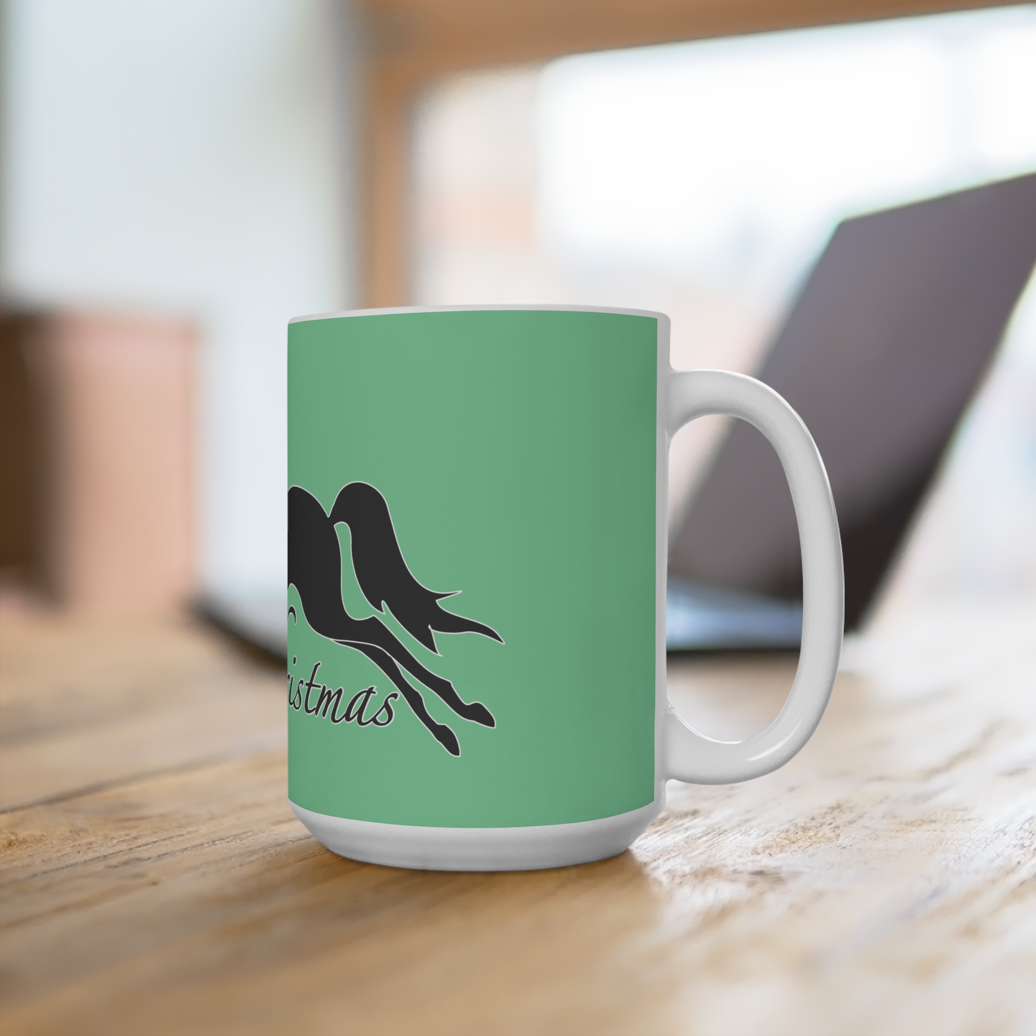 Christmas Horse Mug 15oz - Image 4