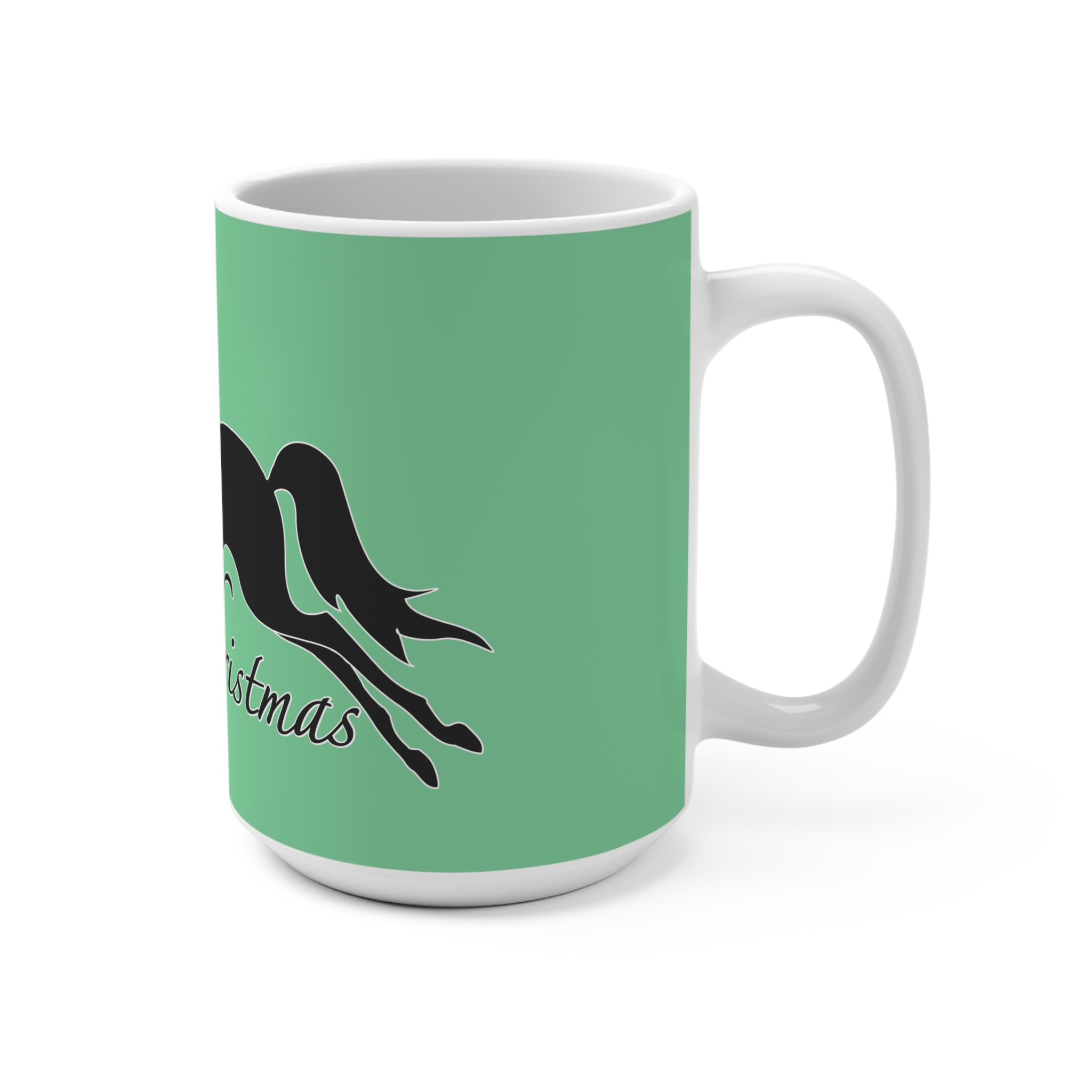 Christmas Horse Mug 15oz - Image 2